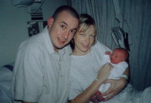 Peter and Sharon with Nicholas' little brother Lucas, born 22 Dec 2003